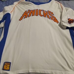 Majestic New York Knicks Embroidered Warm Up Jersey...🏀